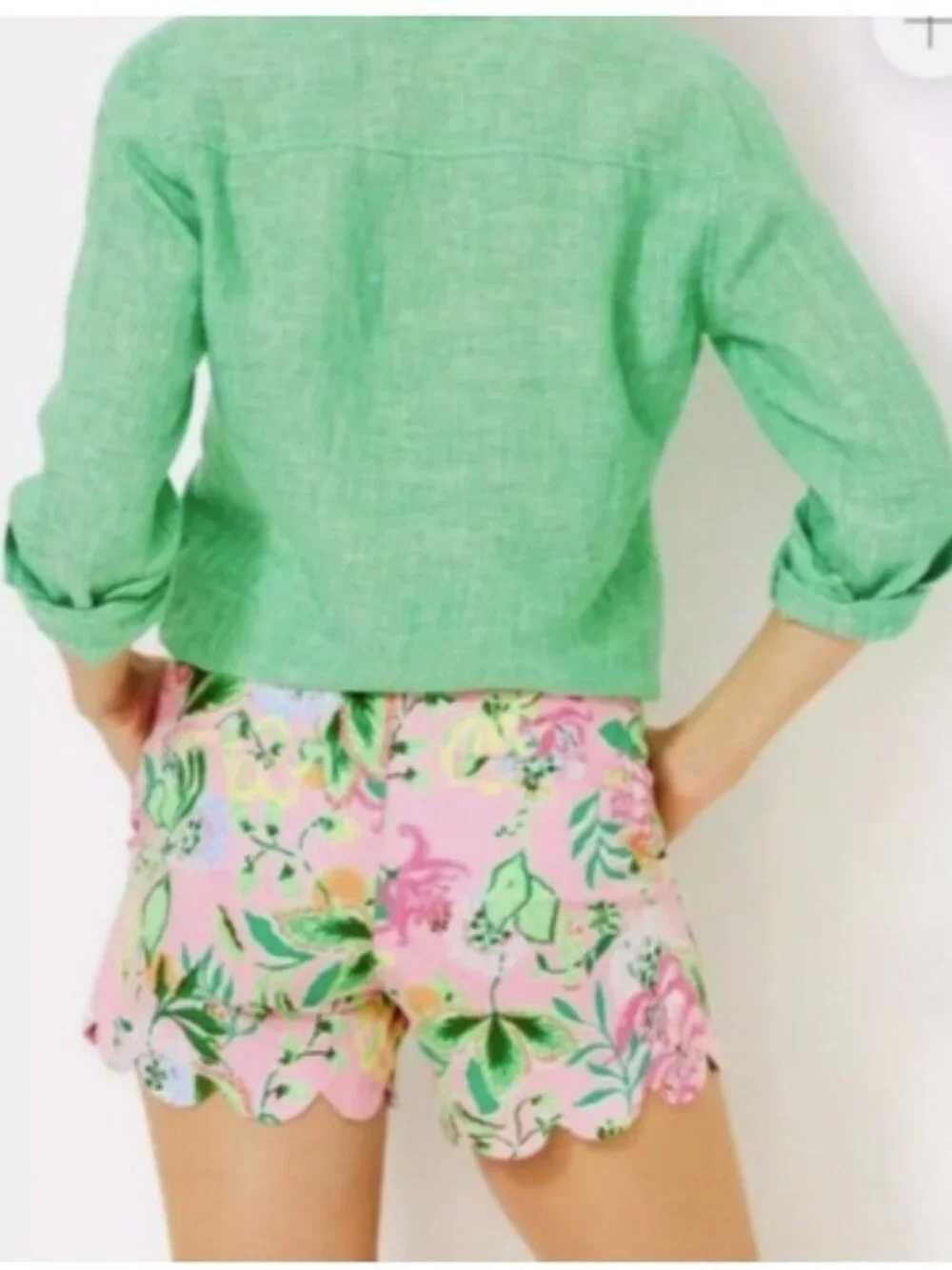 Lilly Pulitzer Buttercup Stretch Shorts Via Amore Spritzer | Size 2
